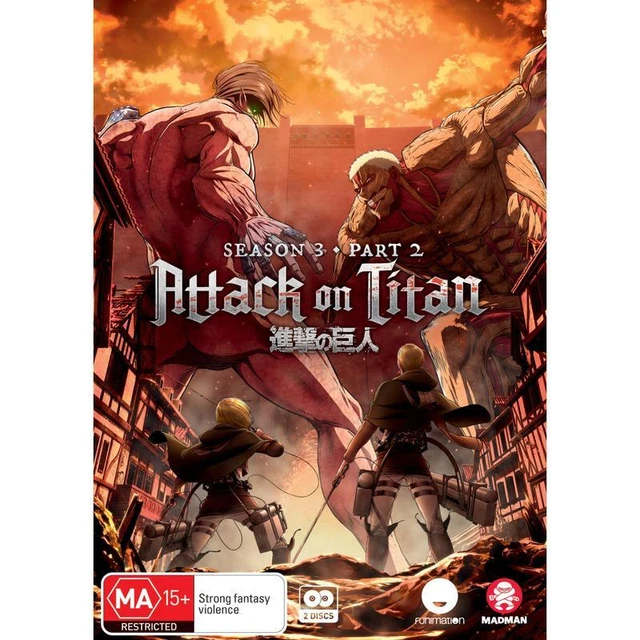 ATTACK ON TITAN: Season 3 - Part 2 DVD | Region 4 EUR 44,63 - PicClick FR