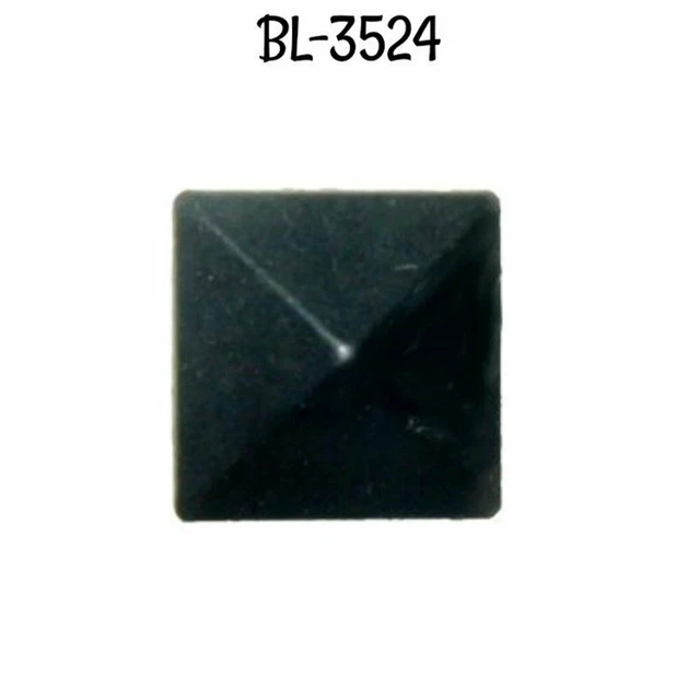 Decorative Nail - Pyramid Head Dull Black - 11/16" Square  Picture Frame Vintage 3