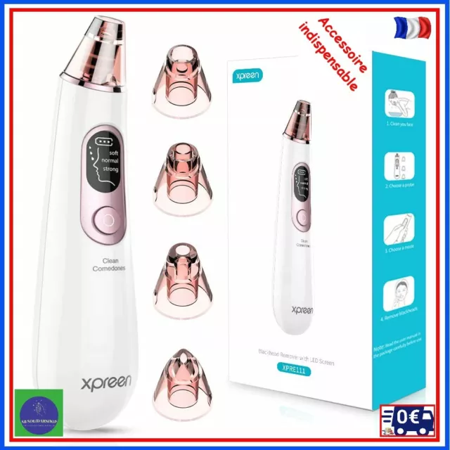 Aspirateur Extracteur Points Noirs Beaute Nettoyant Pores Visage Acne Purifiant