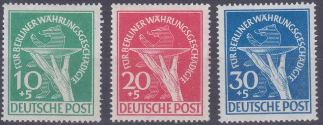 Berlin 68/70 Währungsgeschädigten Complete Mint