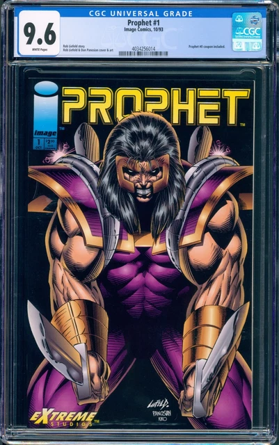 Prophet #1 CGC 9.6 White Pages NM+ Near Mint Plus Unread High Grade Key Image