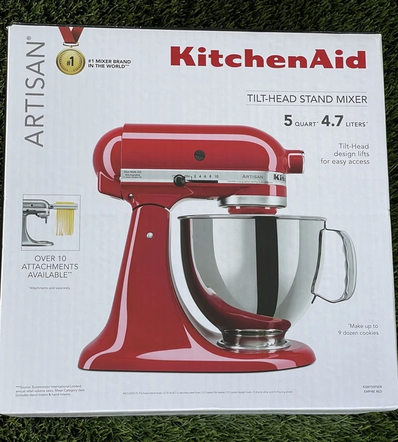 KITCHENAID ARTISAN SERIES 5 Quart TiltHead Stand Mixer Empire Red