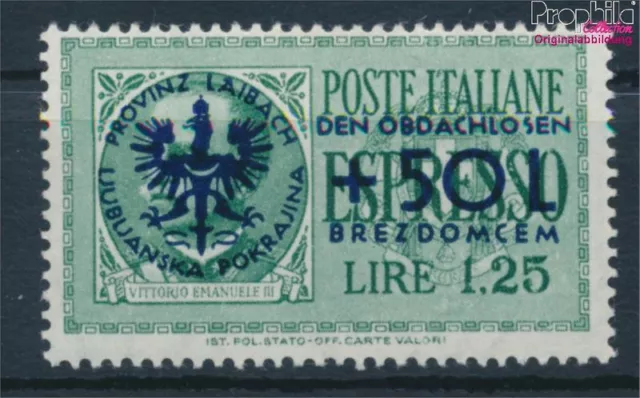 Briefmarken Laibach (Dt.Bes.2.WK.) 1944 Mi 31 postfrisch (10194442