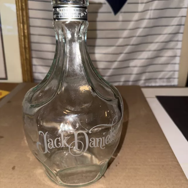 jack daniels decanter bottle Man Cave Nice Display