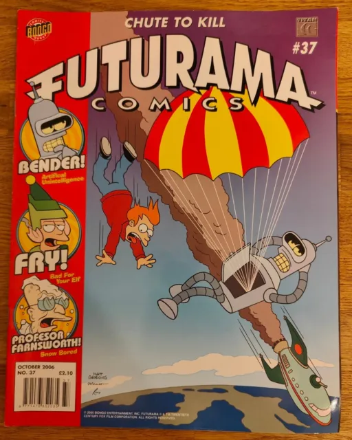 COMIC - Futurama Comic Bongo Comics Matt Groening Issue #37 October 2006