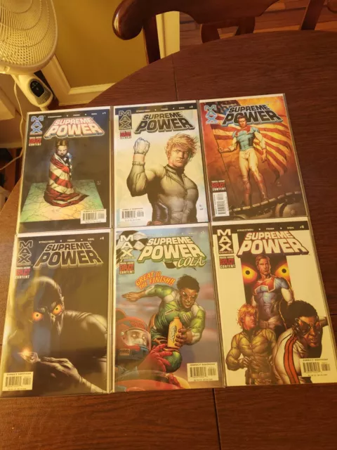 Supreme Power SET#1-18 MARVEL COMIC BOOK HIGH GRADE V15-117