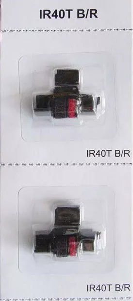 (2 Pack) Sharp Calculator Ink Roller, Black Red, for EL-1750V & EL-1801V & more 2