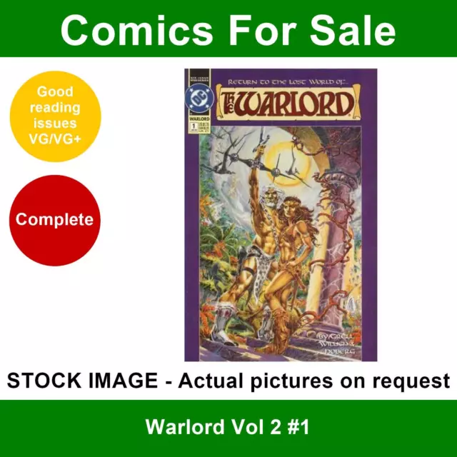 DC Warlord Vol 2 #1 comic - VG/VG+ 01 January 1992