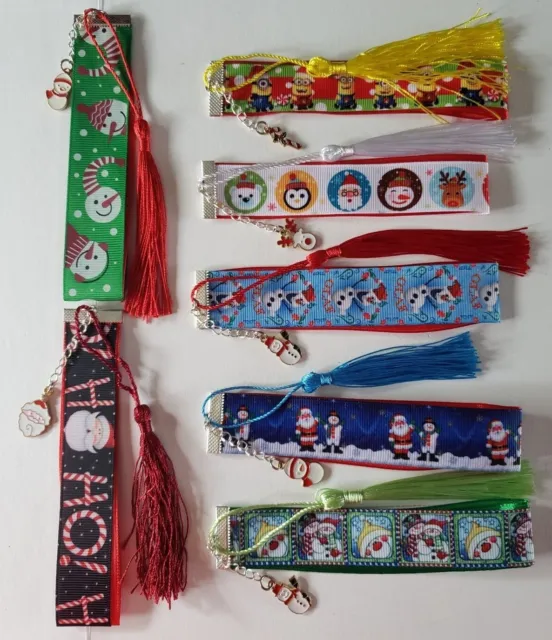 Christmas Bookmarks Multi Themes And Patterns New
