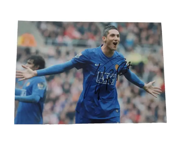 Federico Macheda Manchester United FC Player Signed Photograph 22mmx29mm