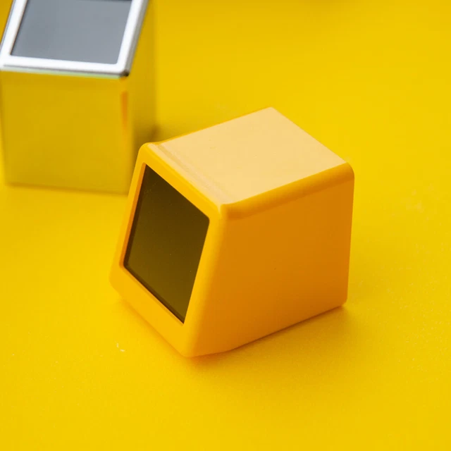Digital Analog Alarm Clock Multi-function WiFi Clock As Cool Gift (Yellow) 3