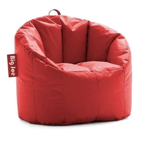Bean Bag Chair Lounge Dorm Seat Kids Teens Game Lightweight Stain-Resistant Red