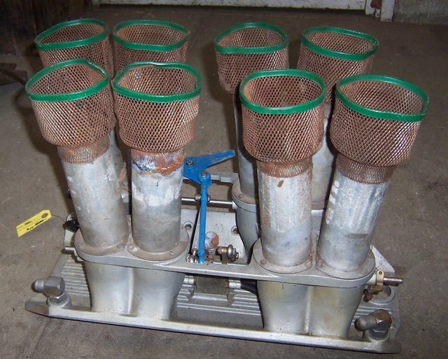 BIG BLOCK CHEVY Hilborn Fuel Injection Intake Manifold Setup & Stacks