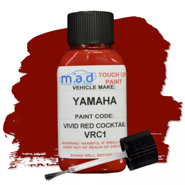 Yamaha Vivid Red Cocktail VRC1 Paint Touch Up Kit 30ML Motorbike Bike