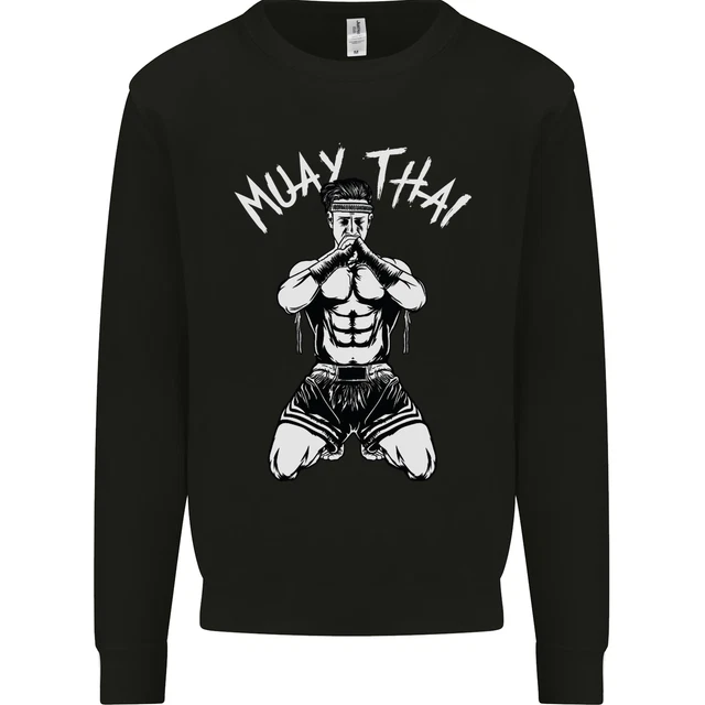Muay Tailandese Fighter Misto Arti Marziali Mma Uomo Felpa Maglione