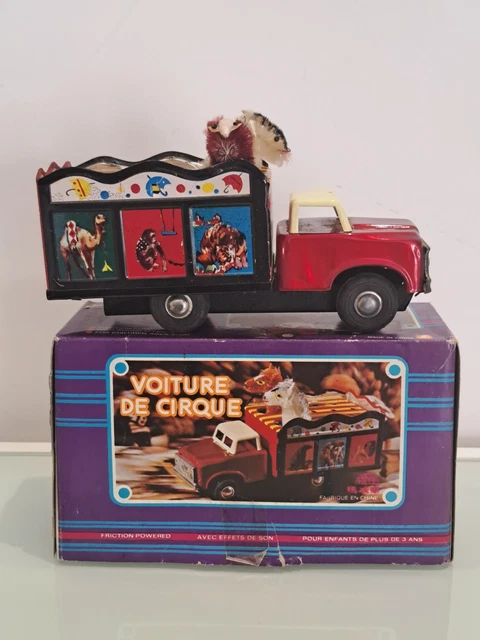 Voiture à Friction Tin Toys Années 1960 - Jouet Ancien En Métal échelle 1:43, Fabrication Italienne