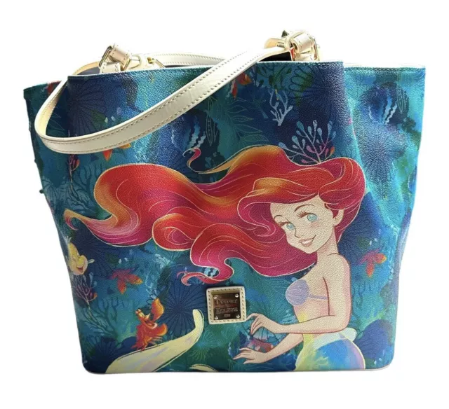 NEW ARIEL LITTLE Mermaid Tote Dooney & Bourke Sold Out Everywhere $358. ...