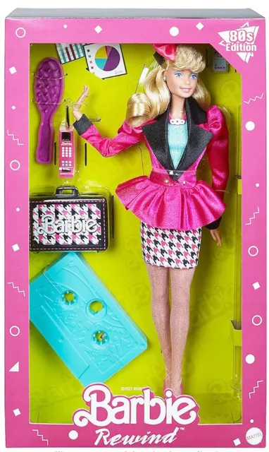 Barbie Signature Superstar Rewind 80s career girl Poupée Mattel doll GLX24