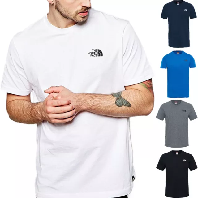THE NORTH FACE T-Shirt Mens Logo Short Sleeved Tee Cotton Crew Top 