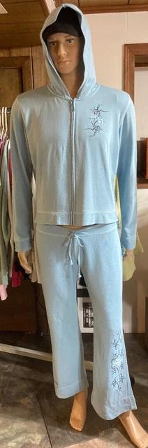 Vintage Harley-Davidson Women's Matching Hoodie & Sweat Pants Bridgeport H-D