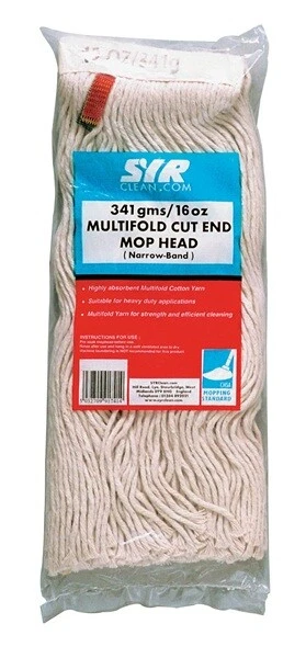 2x blau 16 Unzen Kentucky Mop Head 191290B Cleenol Qualitätsprodukt MULTIBUY SAVER