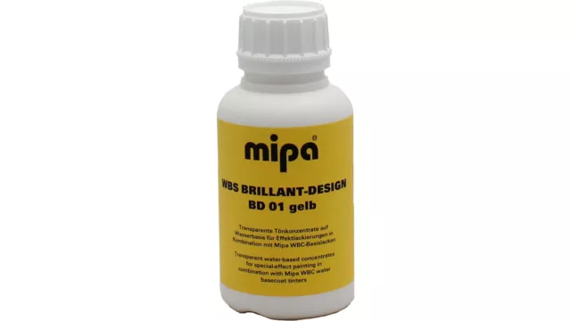 Mipa WBS Brillant-Design Effektlack BD 01 gelb (500ml)