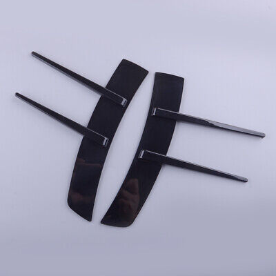 1Pair Car Black Front Side Fender Wing Air Vent Cover Trim Universal