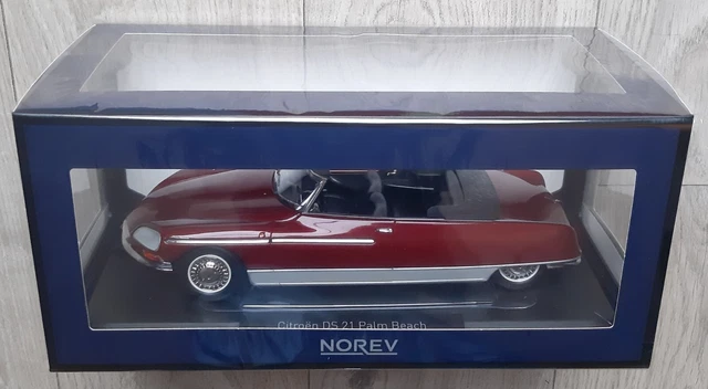 1/43 Norev Citroën DS 21 Cabriolet Carrare White Green 1971157029 Miniature Neuf