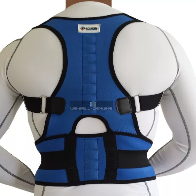 Correttore Di Postura Magnetico In Neoprene Cattivo Schiena Lombare Supporto Spalla Tutore Cintura