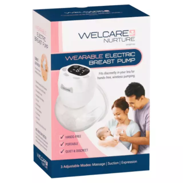 Welcare Nurture Wearable Electric Breast Pump Rechargeable Portable