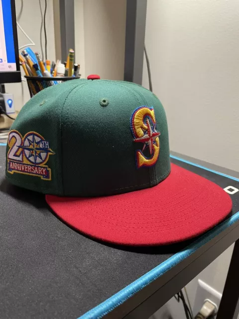 NEW ERA 59FIFTY MLB SEATTLE MARINERS 20TH ANNIVERSARY TWO TONE / CYBER – FAM