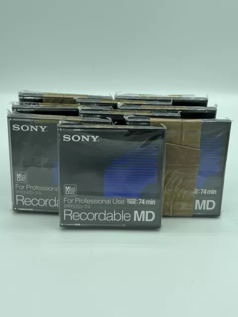 Sony MD-74 - PRMD-74 - Professional 74 MINS Recordable Audio Music Minidisc  NEW