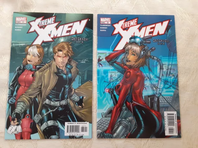  XTREME X MEN Comic Lot of 2, Vol. 1, Numbers 31 & 32 (Marvel 2003) VERY NICE!!