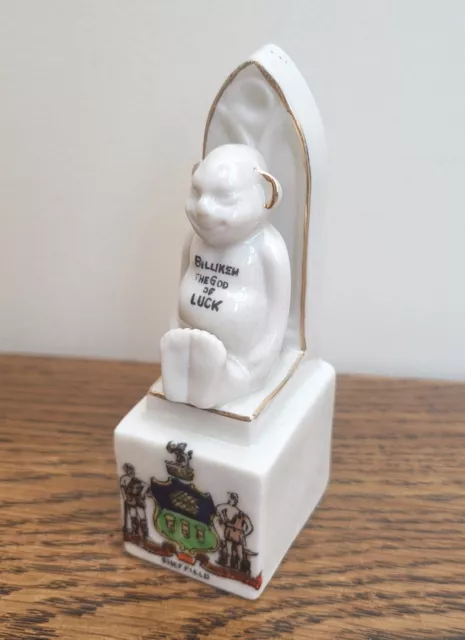 Crested China Billiken the God of Luck Sheffield Willow Art