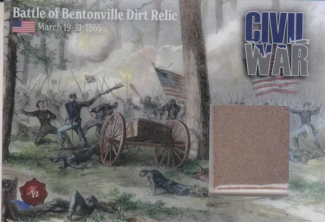 2022 2023 Historic Autographs Civil War Battle Of Bentonville Dirt Relic /200