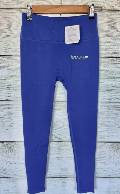 FABLETICS PANTS WOMENS Small Black Seamless High-Waisted Split Ankle Ribbed  NWT $29.99 - PicClick