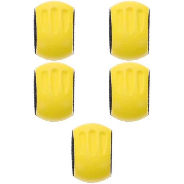 5 pz levigatrice manuale blocco levigatrice a forma di mouse blocco levigatura auto pad lucidatura