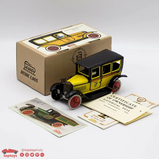 Jouet En Tôle Paya – Taxi Rouge – Réédition 1987 – Espagne