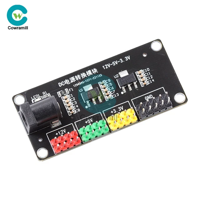DC-DC 12V TO 3.3V 5V 12V Step Down Power Supply Module Multi Output Voltage