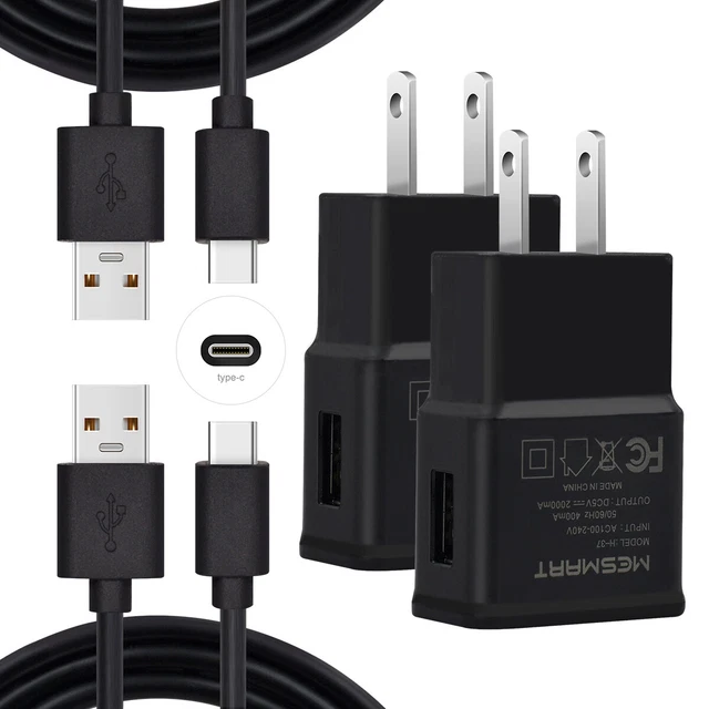 Phone Wall Charger Type C Cable Cord for Motorola Moto G Power Pure 2021 G7+ G22