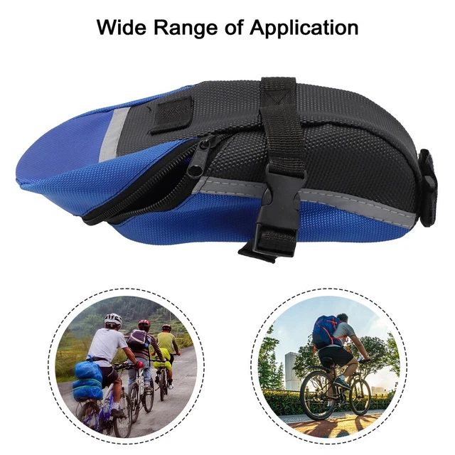 SAC DE SELLE Vélo De Route Vélo Vélo Toile Bleue Matériau Facile à