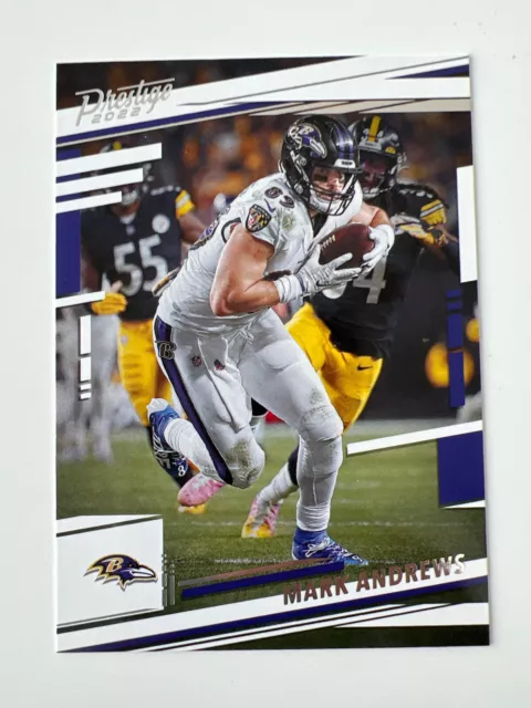 2022 Panini Prestige Football Mark Andrews Baltimore Ravens card