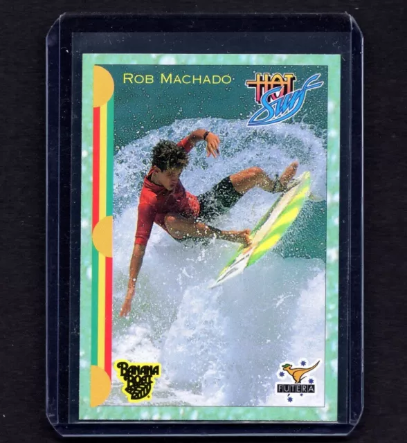 ROB MACHADO 1993 Futera Hot Surf Surfing Rookie RC Card #34 Mint PSA