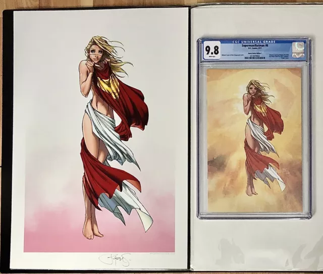 Superman/Batman #8 (CGC 9.8 & Print Combo) Michael Turner Sexy Supergirl HTF