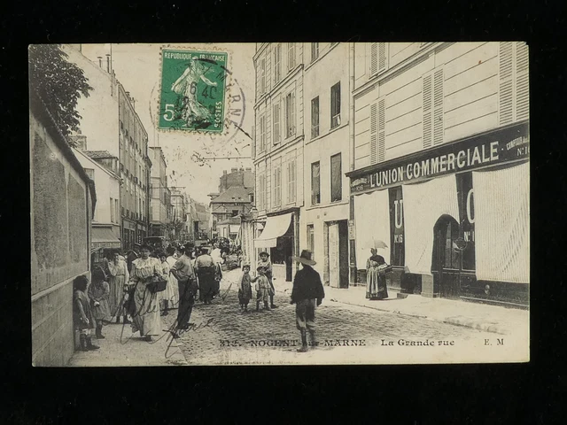 CPA - NOGENT SUR MARNE (94) Val-de-Marne  La grande rue