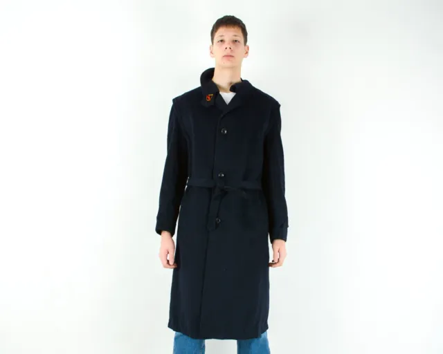 Blouson Cuir Homme Moto - Manteau d'hiver pour hommes Slim élégant Trench  Coat Double boutonnage Veste longue Pyjama Polaire Homme Hiver Chaud :  : Mode
