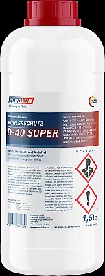 EUROLUB (834015) protezione radiatore antigelo D-40 super concentrato 1,5 litri viola
