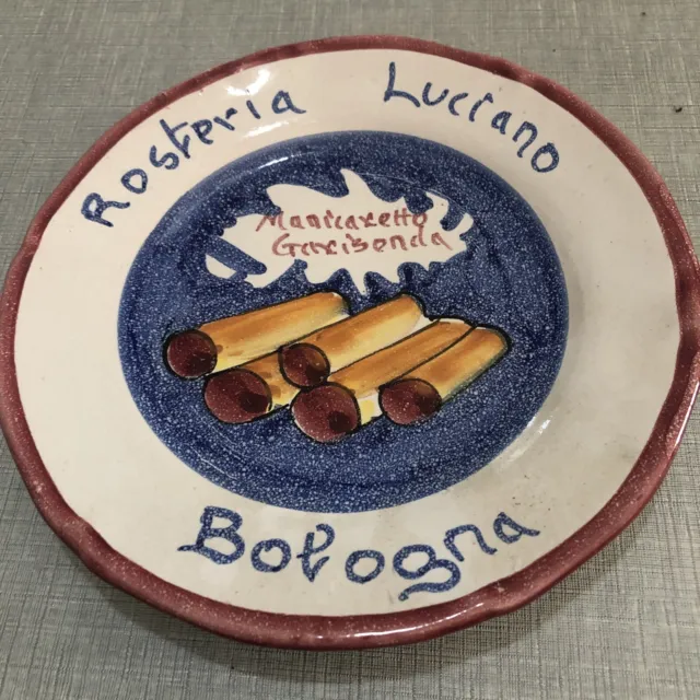 Piatto Ristorante Del Buon Ricordo Rosteria Luciano- Bologna