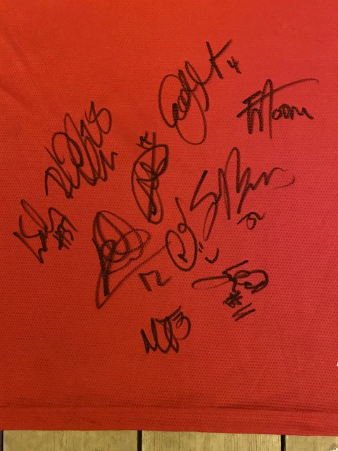 MANCHESTER UNITED DAMEN FC - signiertes Shirt Team - WSL *COA* Ella Toone, Parris 3