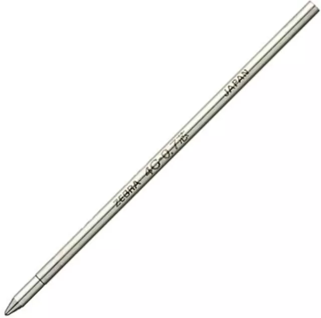 Zebra 0.7 mm 4C Pen Refill - Blue Pack of 10